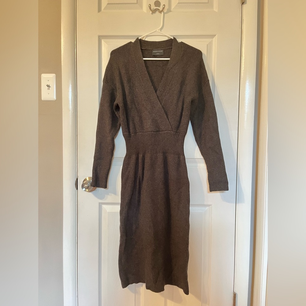 Modern Citizen Grey Midi Sweater Dress - size M